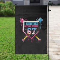 I Survived 67 Days Of School Baseball Ice Cream Garden Flag Funny Christmas Six Seven Meme - Wonder Print Shop