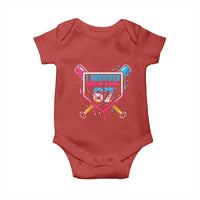 I Survived 67 Days Of School Baseball Ice Cream Baby Onesie Funny Christmas Six Seven Meme - Wonder Print Shop