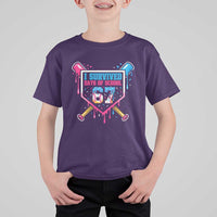 I Survived 67 Days Of School Baseball Ice Cream T Shirt For Kid Funny Christmas Six Seven Meme - Wonder Print Shop