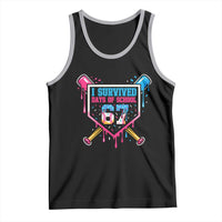 I Survived 67 Days Of School Baseball Ice Cream Tank Top Funny Christmas Six Seven Meme - Wonder Print Shop