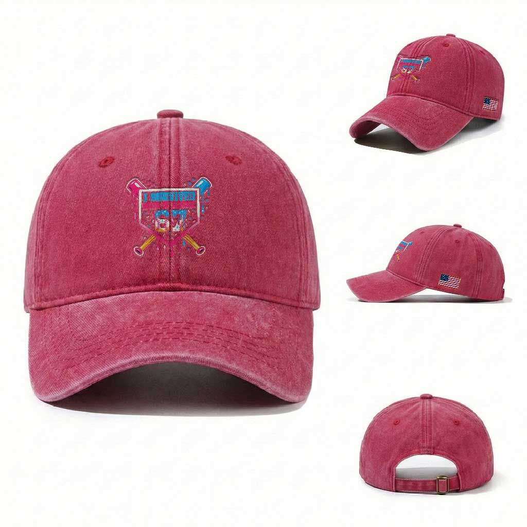 I Survived 67 Days Of School Baseball Ice Cream Washed Cotton Baseball Cap Funny Christmas Six Seven Meme