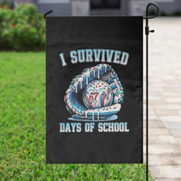 I Survived 67 Days Of School Baseball Glove Ice Cream Garden Flag Funny Christmas Six Seven Meme - Wonder Print Shop