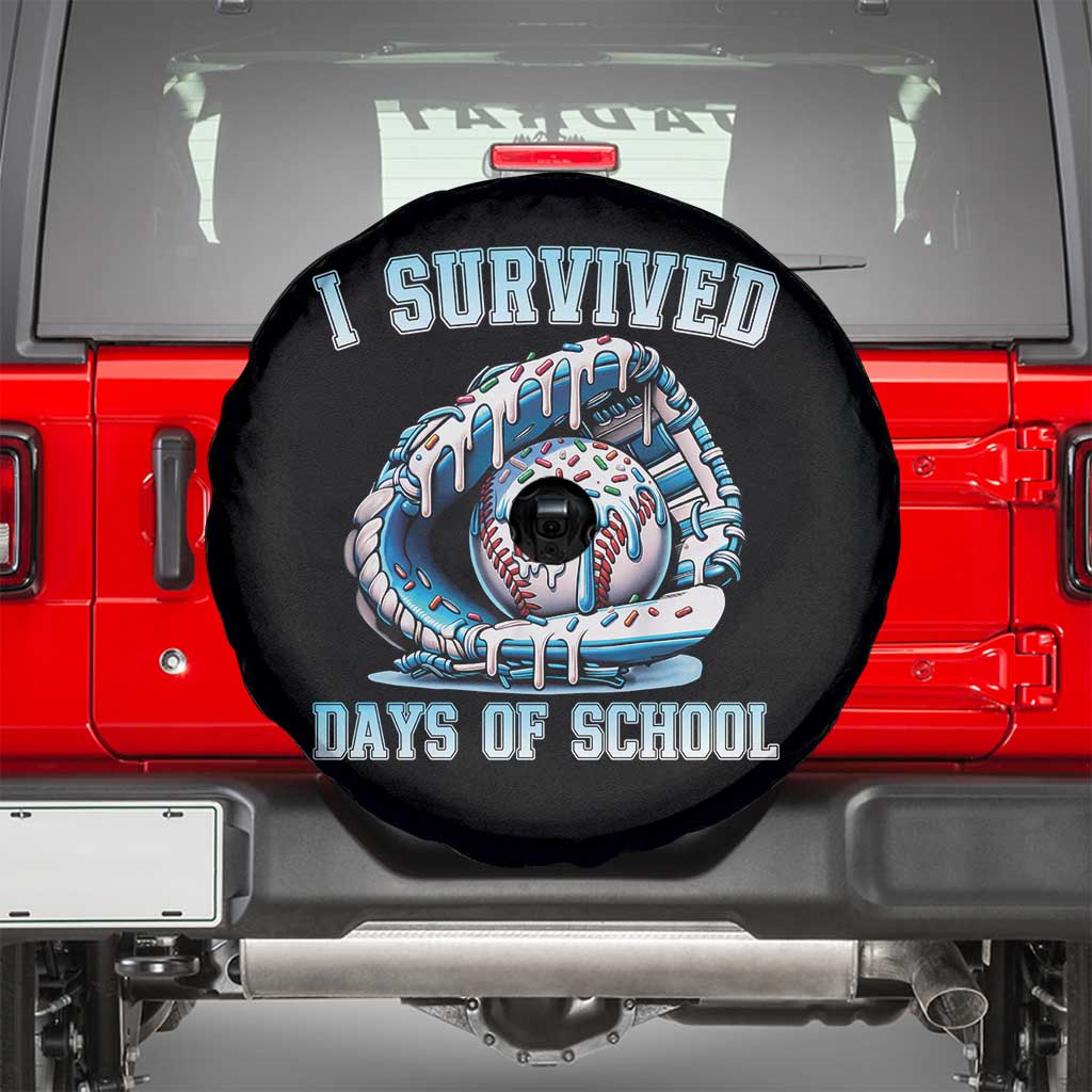 I Survived 67 Days Of School Baseball Glove Ice Cream Spare Tire Cover Funny Christmas Six Seven Meme - Wonder Print Shop