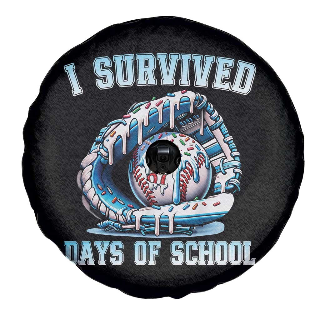 I Survived 67 Days Of School Baseball Glove Ice Cream Spare Tire Cover Funny Christmas Six Seven Meme - Wonder Print Shop