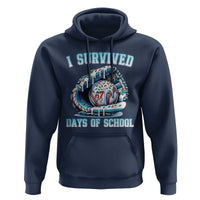 I Survived 67 Days Of School Baseball Glove Ice Cream Hoodie Funny Christmas Six Seven Meme - Wonder Print Shop