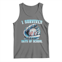 I Survived 67 Days Of School Baseball Glove Ice Cream Tank Top Funny Christmas Six Seven Meme - Wonder Print Shop