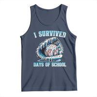 I Survived 67 Days Of School Baseball Glove Ice Cream Tank Top Funny Christmas Six Seven Meme - Wonder Print Shop