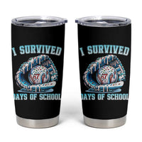 I Survived 67 Days Of School Baseball Glove Ice Cream Tumbler Cup Funny Christmas Six Seven Meme - Wonder Print Shop