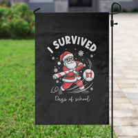 I Survived 67 Days Of School Baseball Santa Garden Flag Funny Christmas Six Seven Meme - Wonder Print Shop