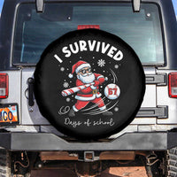 I Survived 67 Days Of School Baseball Santa Spare Tire Cover Funny Christmas Six Seven Meme - Wonder Print Shop