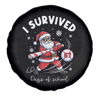 I Survived 67 Days Of School Baseball Santa Spare Tire Cover Funny Christmas Six Seven Meme - Wonder Print Shop