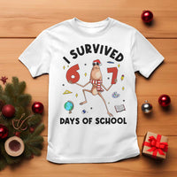 Marcus The Worm 67 Days of School T Shirt I Survived Funny Six Seven Meme Christmas Vibe - Wonder Print Shop