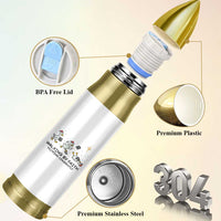 Funny Christian Goose Christmas Bullet Tumbler Walking By Faith Tripping Constantly - Wonder Print Shop