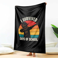 I Survived 67 Days Of School Throw Blanket Funny Boys Kids - Wonder Print Shop