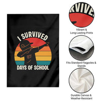 I Survived 67 Days Of School Garden Flag Funny Boys Kids - Wonder Print Shop