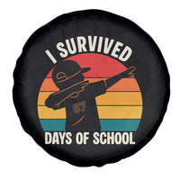 I Survived 67 Days Of School Spare Tire Cover Funny Boys Kids - Wonder Print Shop