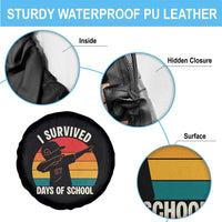 I Survived 67 Days Of School Spare Tire Cover Funny Boys Kids - Wonder Print Shop