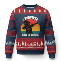 I Survived 67 Days Of School Ugly Christmas Sweater Funny Boys Kids - Wonder Print Shop
