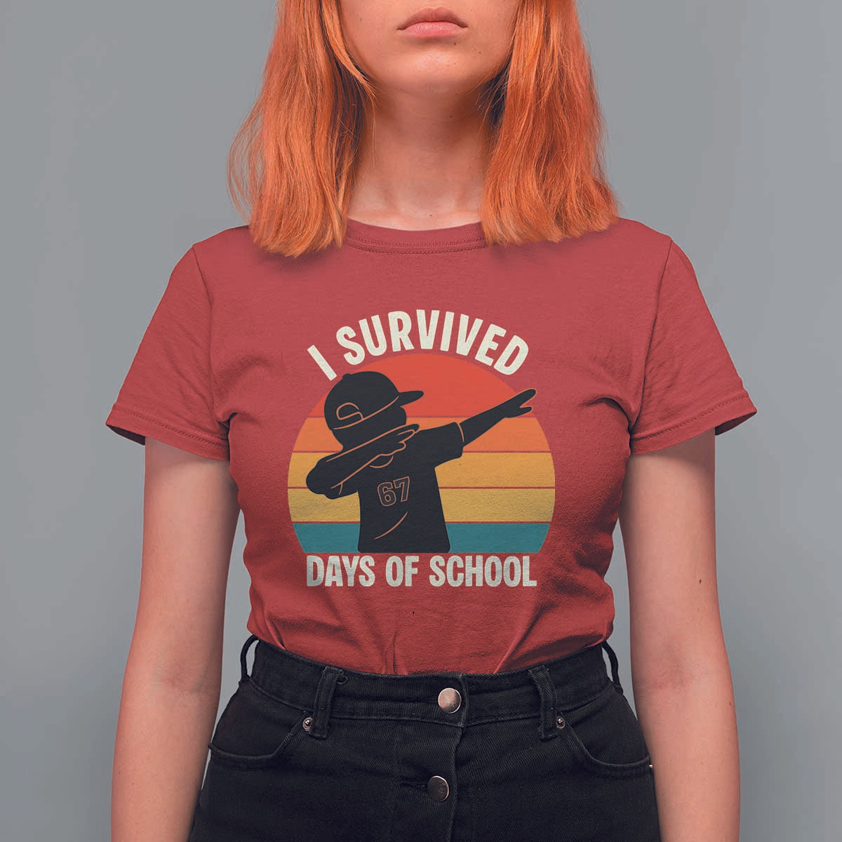 I Survived 67 Days Of School T Shirt For Women Funny Boys Kids - Wonder Print Shop