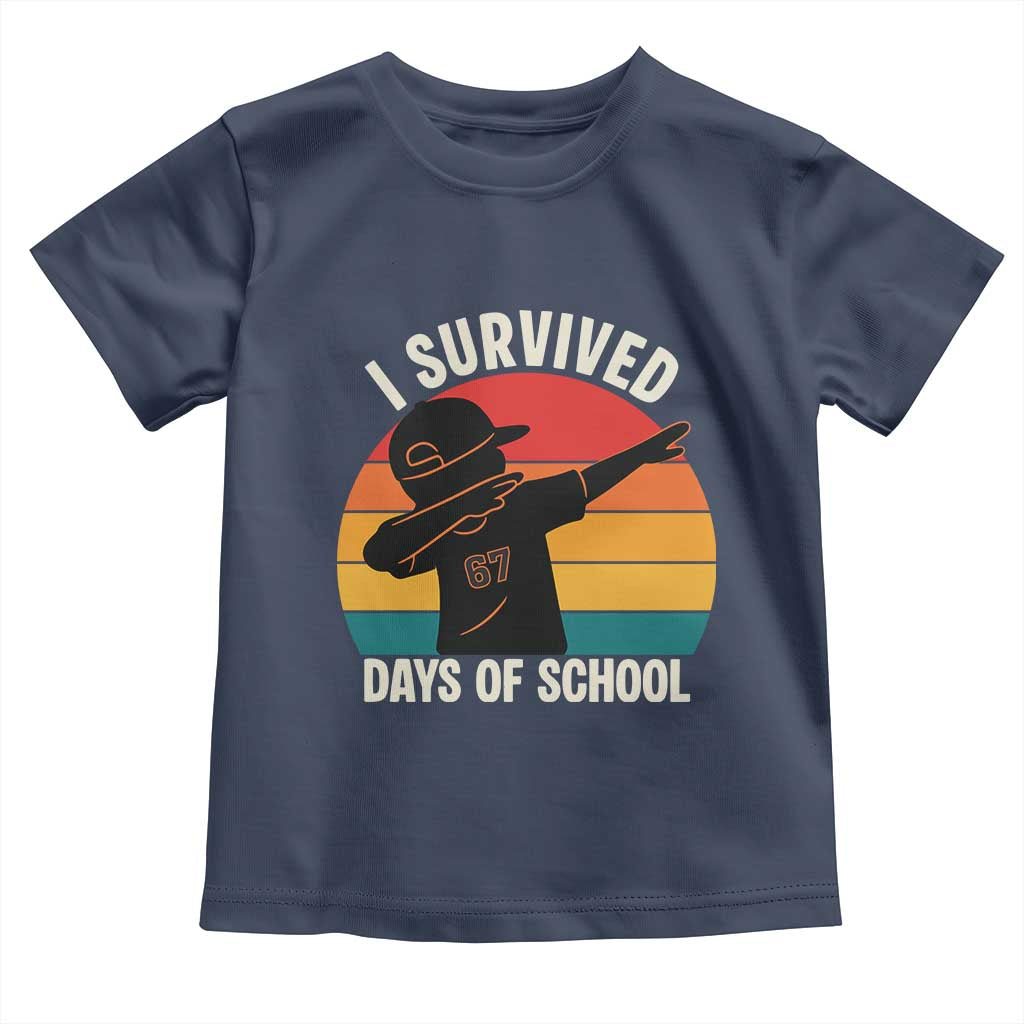 I Survived 67 Days Of School Toddler T Shirt Funny Boys Kids - Wonder Print Shop
