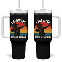 I Survived 67 Days Of School Tumbler With Handle Funny Boys Kids - Wonder Print Shop
