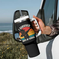 I Survived 67 Days Of School Tumbler With Handle Funny Boys Kids - Wonder Print Shop