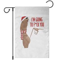Marcus The Worm Christmas Meme Garden Flag I Am Going To Fck You - Wonder Print Shop