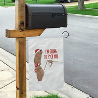 Marcus The Worm Christmas Meme Garden Flag I Am Going To Fck You - Wonder Print Shop