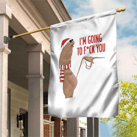 Marcus The Worm Christmas Meme Garden Flag I Am Going To Fck You - Wonder Print Shop