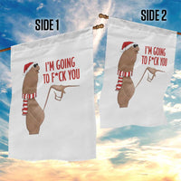 Marcus The Worm Christmas Meme Garden Flag I Am Going To Fck You - Wonder Print Shop