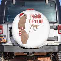 Marcus The Worm Christmas Meme Spare Tire Cover I Am Going To Fck You - Wonder Print Shop