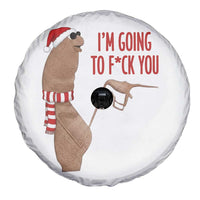 Marcus The Worm Christmas Meme Spare Tire Cover I Am Going To Fck You - Wonder Print Shop