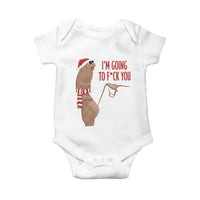 Marcus The Worm Christmas Meme Baby Onesie I Am Going To Fck You - Wonder Print Shop