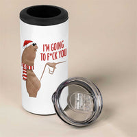 Marcus The Worm Christmas Meme 4 in 1 Can Cooler Tumbler I Am Going To Fck You - Wonder Print Shop