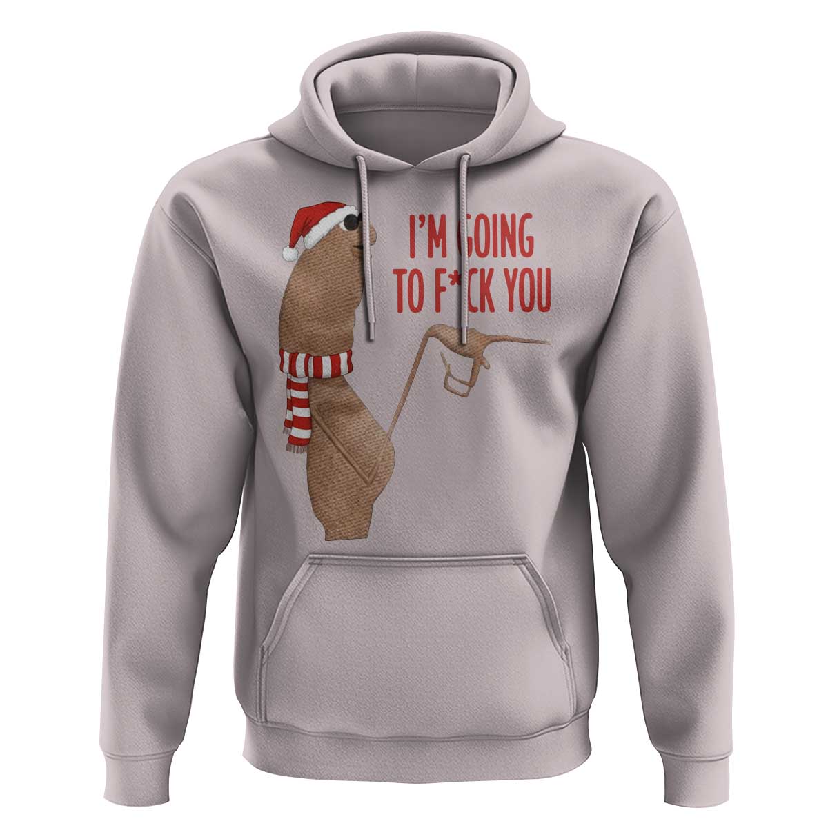 Marcus The Worm Christmas Meme Hoodie I Am Going To Fck You - Wonder Print Shop
