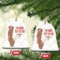 Marcus The Worm Christmas Meme Ceramic Ornament I Am Going To Fck You - Wonder Print Shop