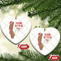 Marcus The Worm Christmas Meme Ceramic Ornament I Am Going To Fck You - Wonder Print Shop