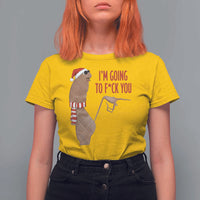 Marcus The Worm Christmas Meme T Shirt For Women I Am Going To Fck You - Wonder Print Shop