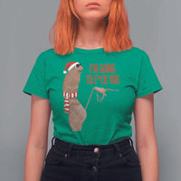 Marcus The Worm Christmas Meme T Shirt For Women I Am Going To Fck You - Wonder Print Shop