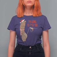 Marcus The Worm Christmas Meme T Shirt For Women I Am Going To Fck You - Wonder Print Shop