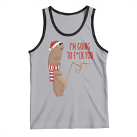 Marcus The Worm Christmas Meme Tank Top I Am Going To Fck You - Wonder Print Shop