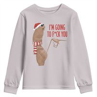 Marcus The Worm Christmas Meme Youth Sweatshirt I Am Going To Fck You - Wonder Print Shop