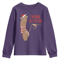 Marcus The Worm Christmas Meme Youth Sweatshirt I Am Going To Fck You - Wonder Print Shop