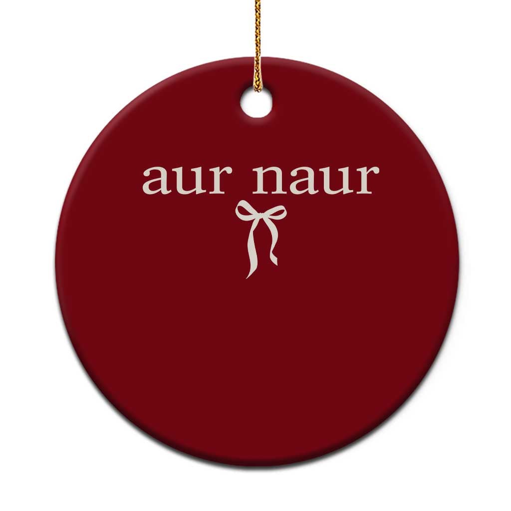 Aur Naur Ceramic Ornament Funny Sarcastic Oh No Australian Accent