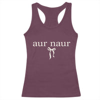 Aur Naur Racerback Tank Top Funny Sarcastic Oh No Australian Accent