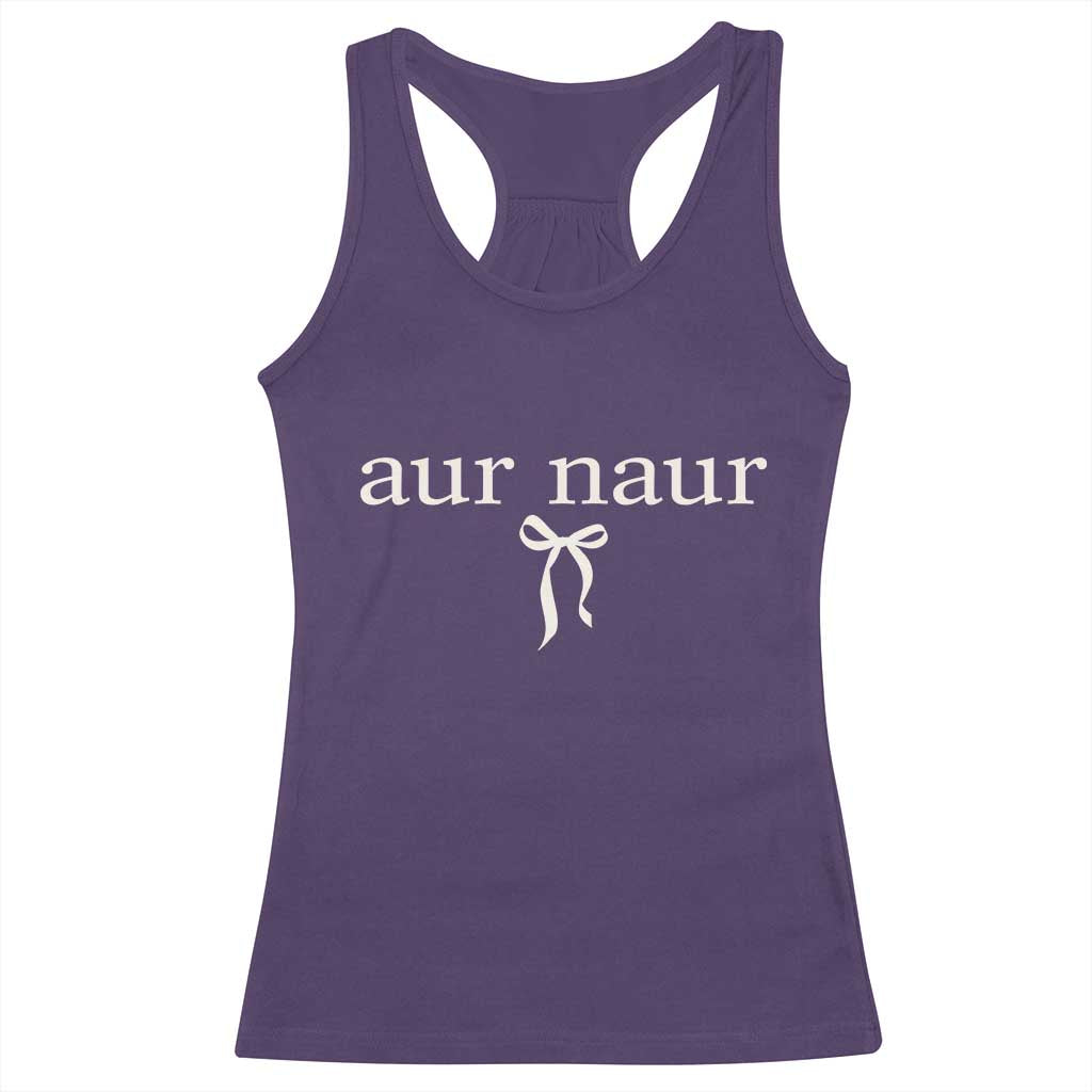 Aur Naur Racerback Tank Top Funny Sarcastic Oh No Australian Accent