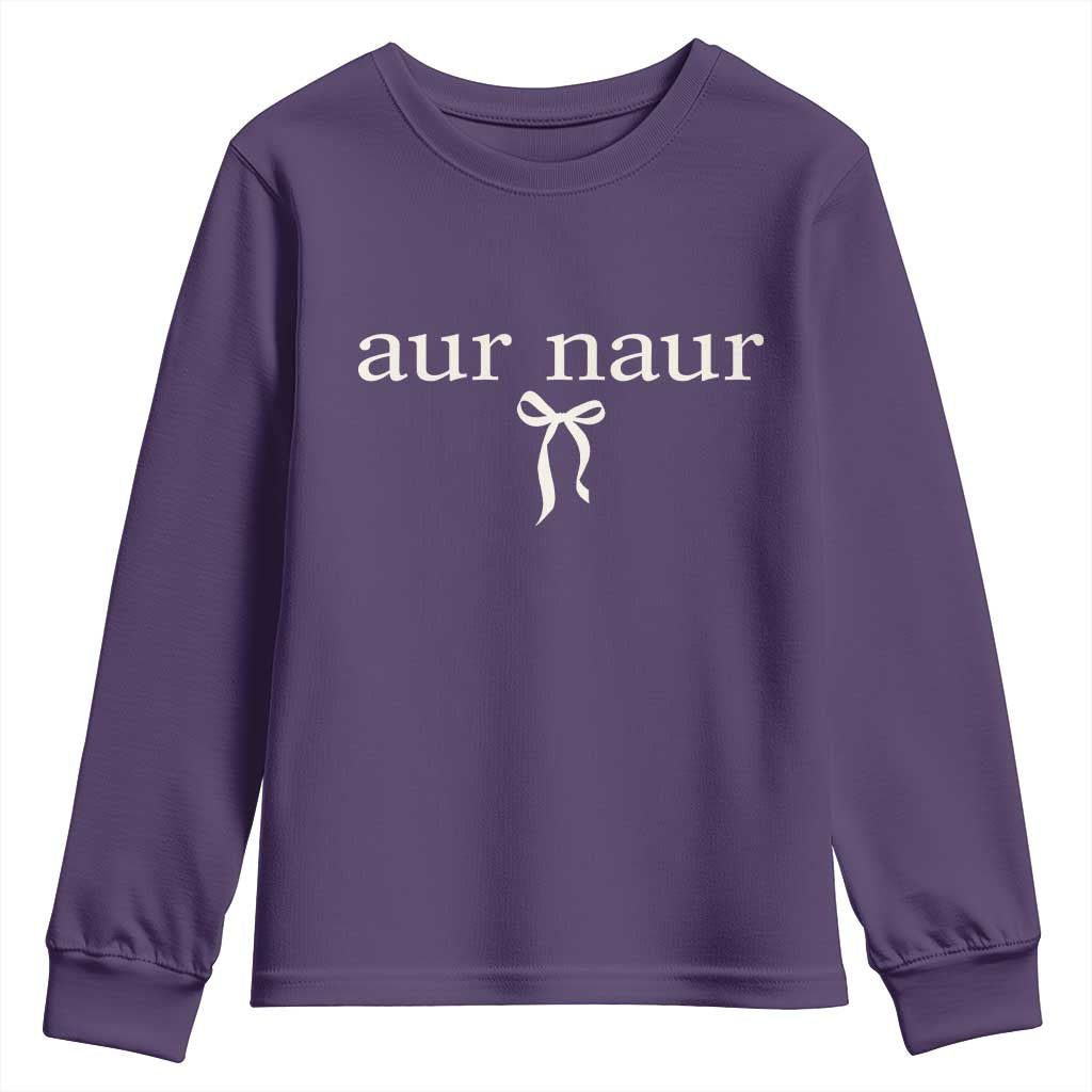 Aur Naur Youth Sweatshirt Funny Sarcastic Oh No Australian Accent
