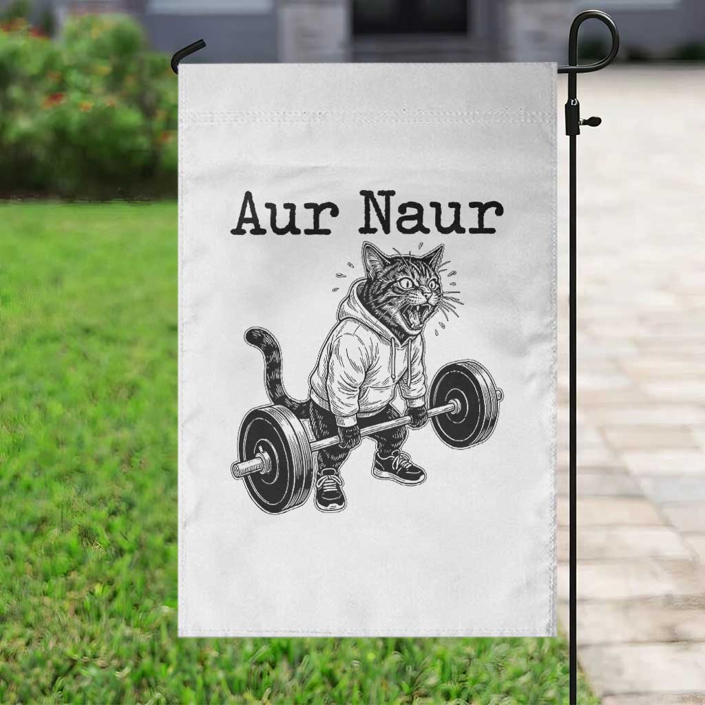 Aur Naur Raccoon Meme Garden Flag Funny Sarcastic Oh No Australian Accent