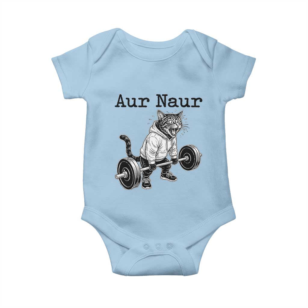 Aur Naur Raccoon Meme Baby Onesie Funny Sarcastic Oh No Australian Accent