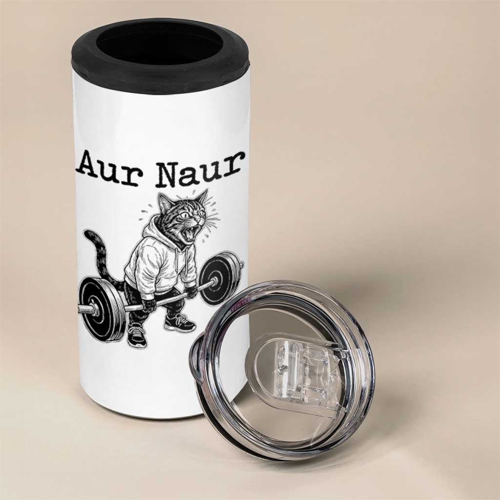 Aur Naur Raccoon Meme 4 in 1 Can Cooler Tumbler Funny Sarcastic Oh No Australian Accent
